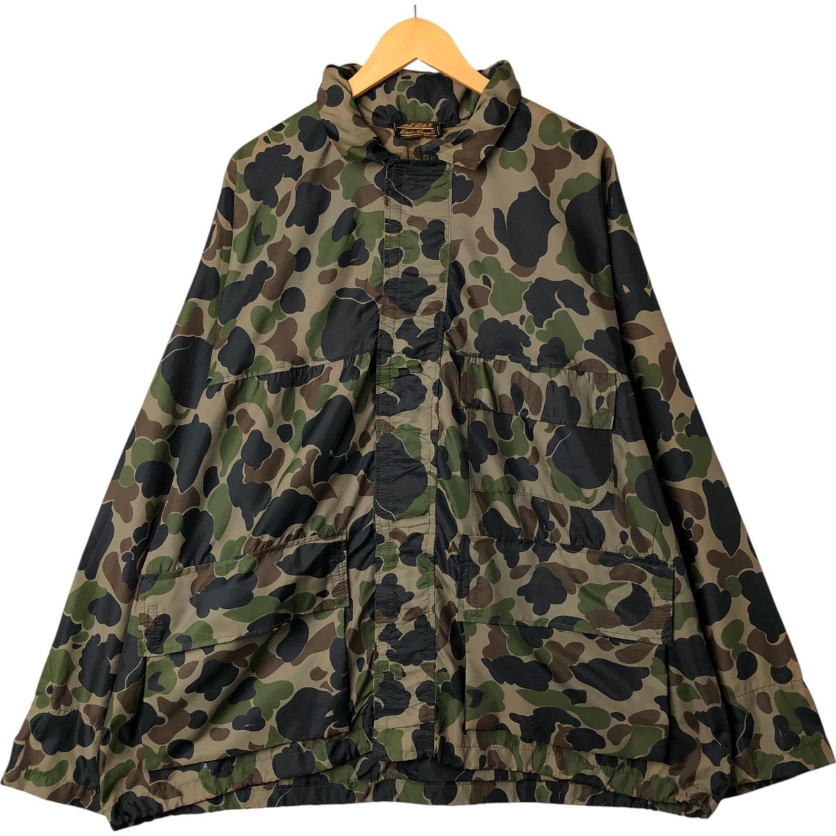 古着 80~90年代 エディーバウアー Eddie Bauer MORGAN SPORTSWEAR LTD 迷彩柄 ダックハンターカモ 黒タグ マウンテンジャケット|eaa549527