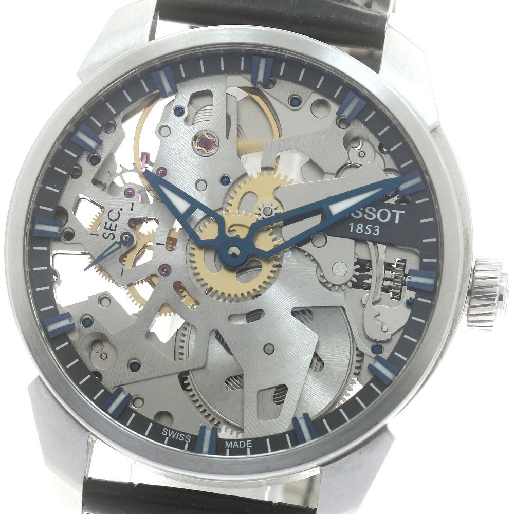 ティソ TISSOT T070405A T-コンプリカシオン スケレッテ 手巻き メンズ箱 保証書付き_891232