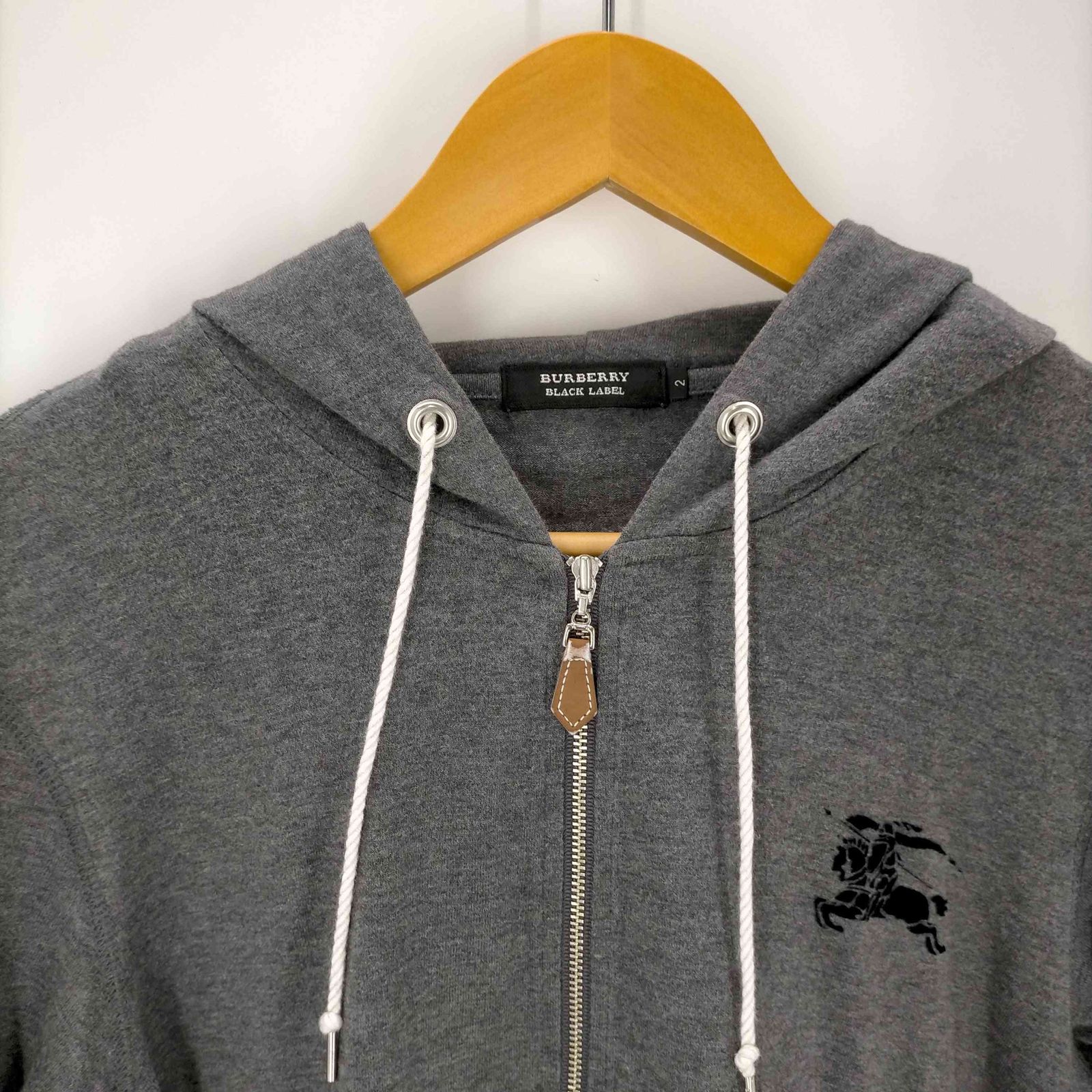 BURBERRY BLACKLABEL ジップアップパーカー ビッグホースロゴ 【公式通販】