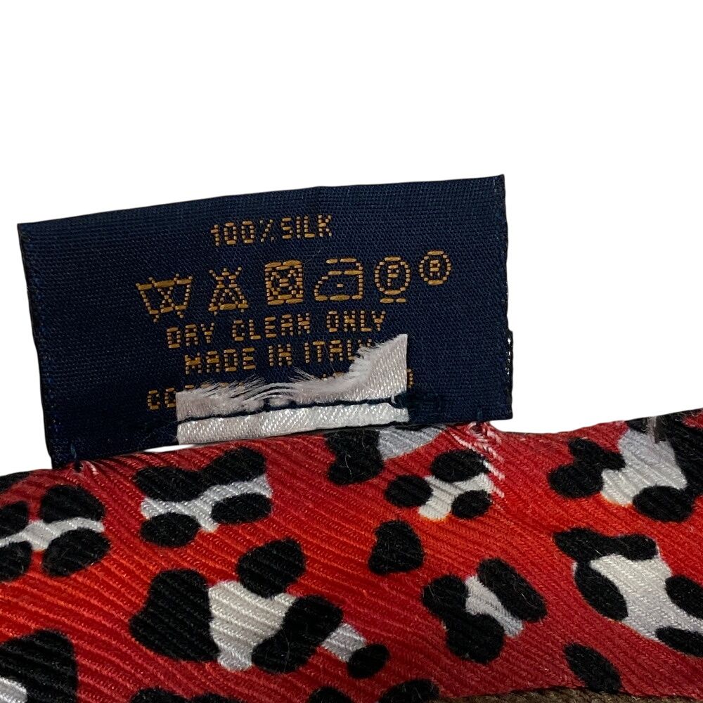 ルイヴィトン LOUIS VUITTON スカーフ モノグラム ヒョウ柄 ツイリー