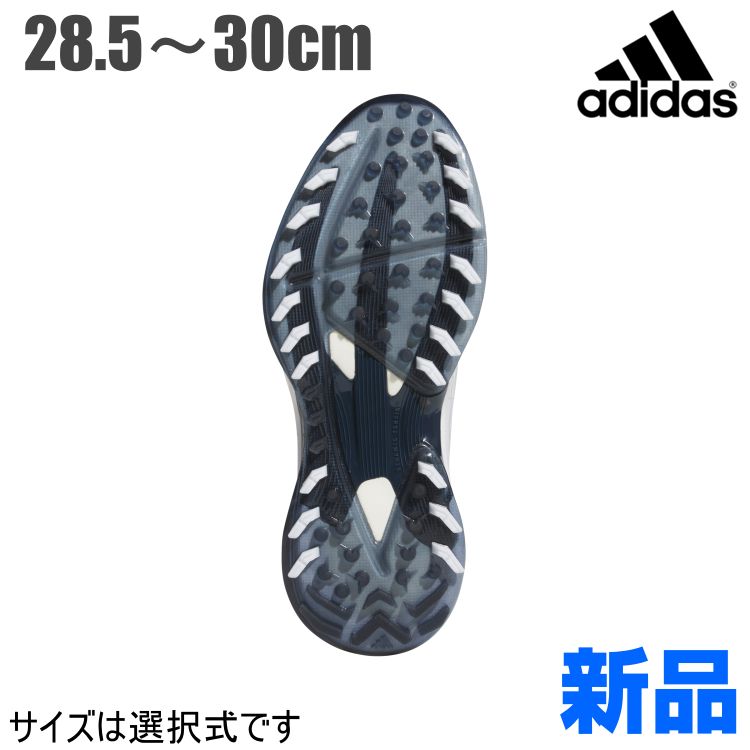 adidas ゴルフシューズ ホワイト/ターコイズ - メルカリ