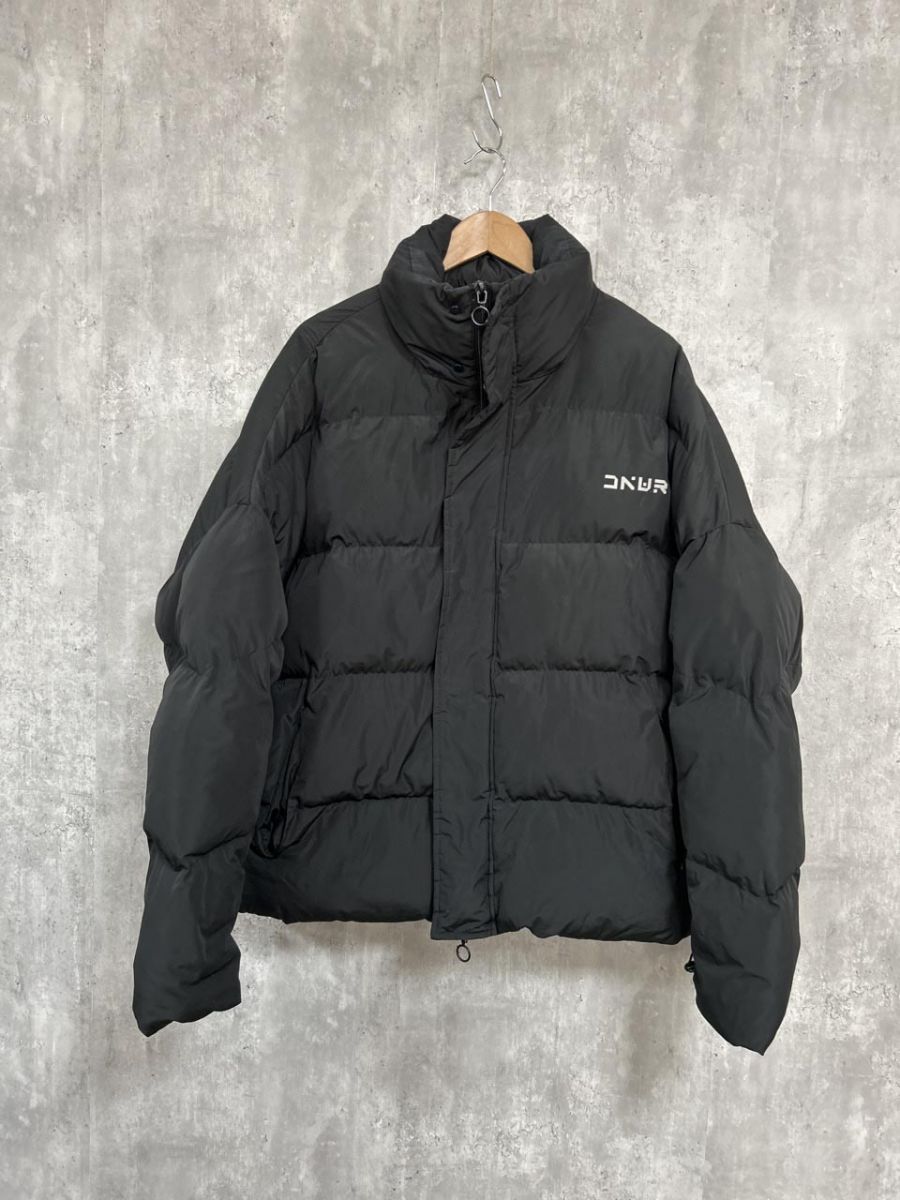 ZARA ザラ プリント ダウン ジャケット size40/黒 ◇□ メンズ