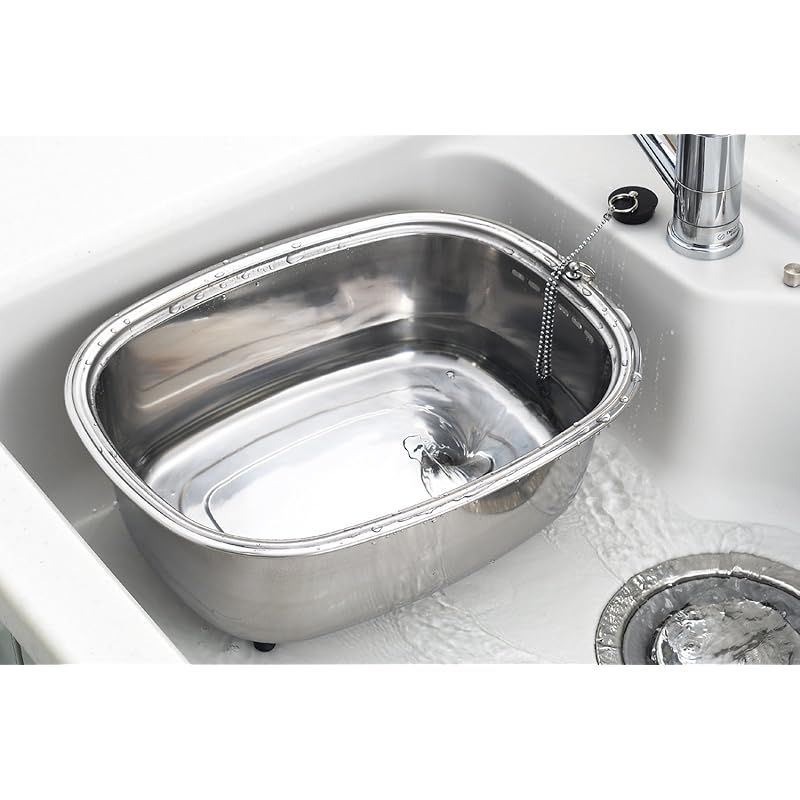 洗い桶 中栓付き