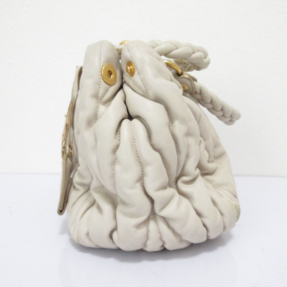 miu miu ミュウミュウ マテラッセ レザー ハンドバッグ