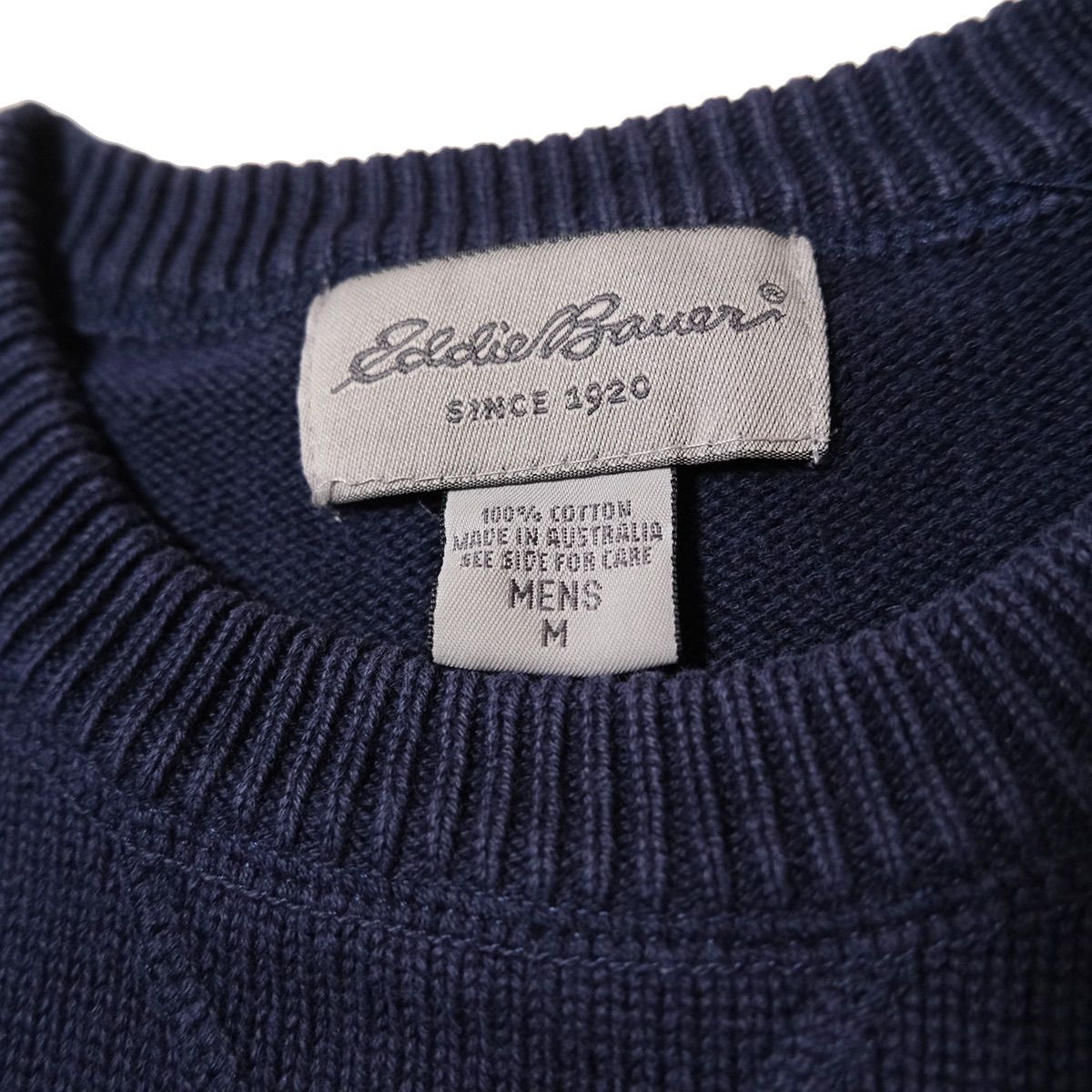90's オーストラリア製 エディーバウアー クルーネック コットン