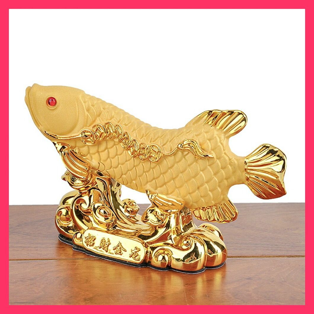 置物 アロワナ ーVer2ー 招財龍魚 しょうざいりゅうぎょ 招財 風水