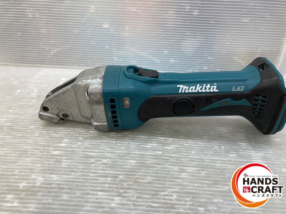 品 マキタ 充電式ストレートシャー 18vバッテリー1個付 3.0Ah バッテリーボタン部に黒塗りあり JS161DRF makita