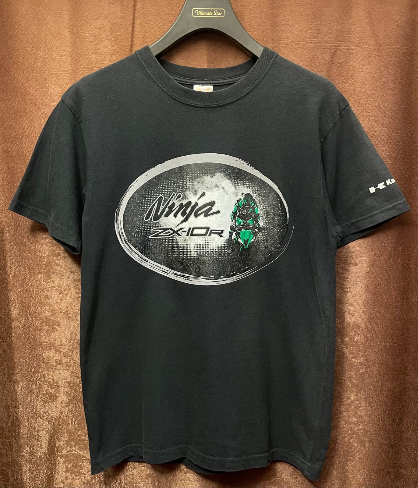 Kawasaki Tシャツ Ninja ZX-10R ブラック 半袖 プリント - メルカリ