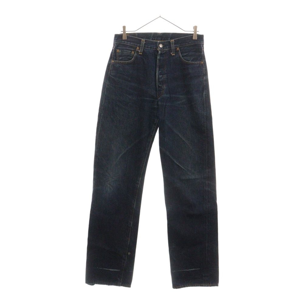 Levi's (リーバイス) 90S VINTAGE ヴィンテージ 501XX ボタン裏555 バレンシア工場製 USA製 隠しリベット 赤耳 ボタンフライ デニムパンツ インディゴ