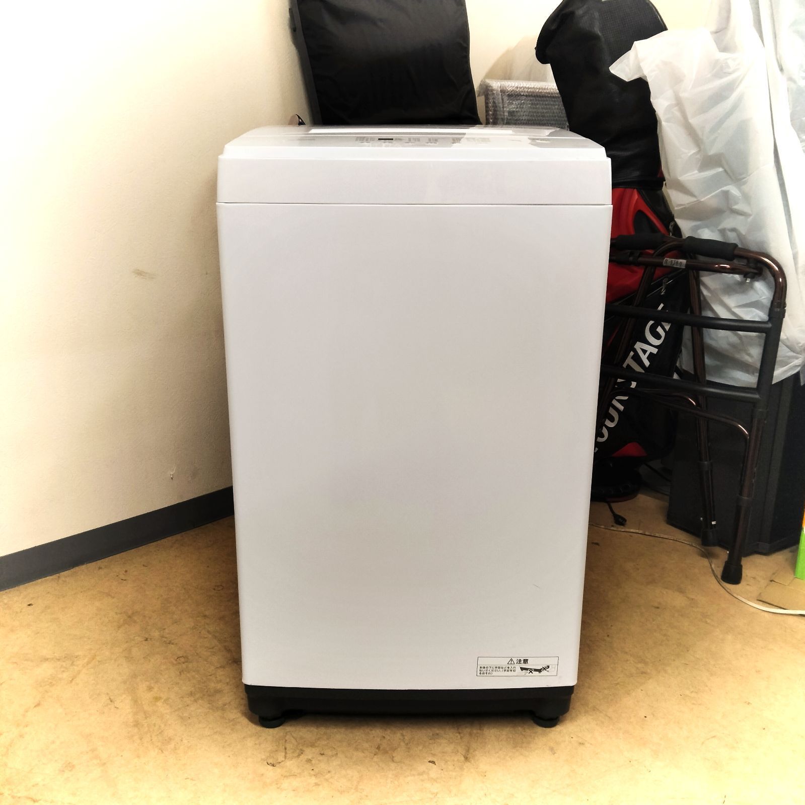 生活家電 [N-4796] アイリスオーヤマ 2023年製 全自動洗濯機 6.0kg IAW 