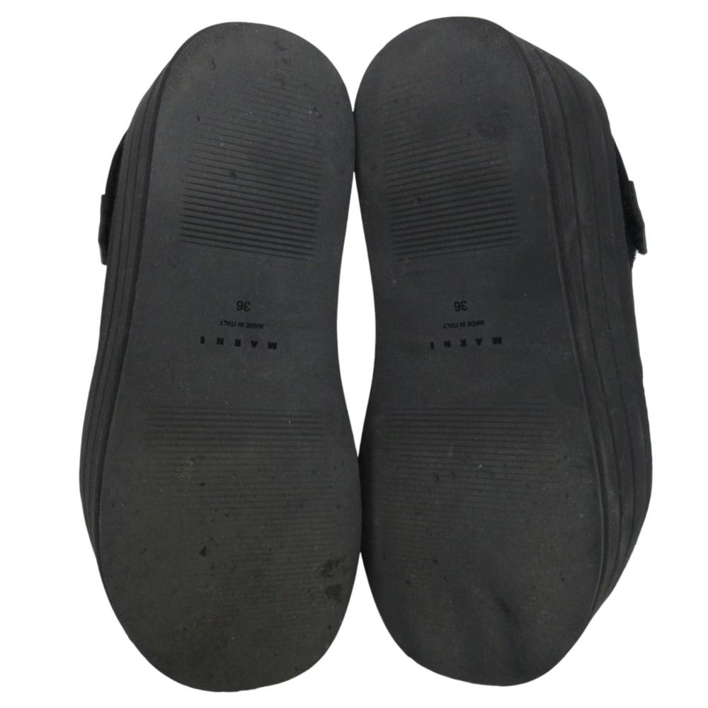 MARNI クロスストラップサンダル ブラック マルニ MARNI 20SS