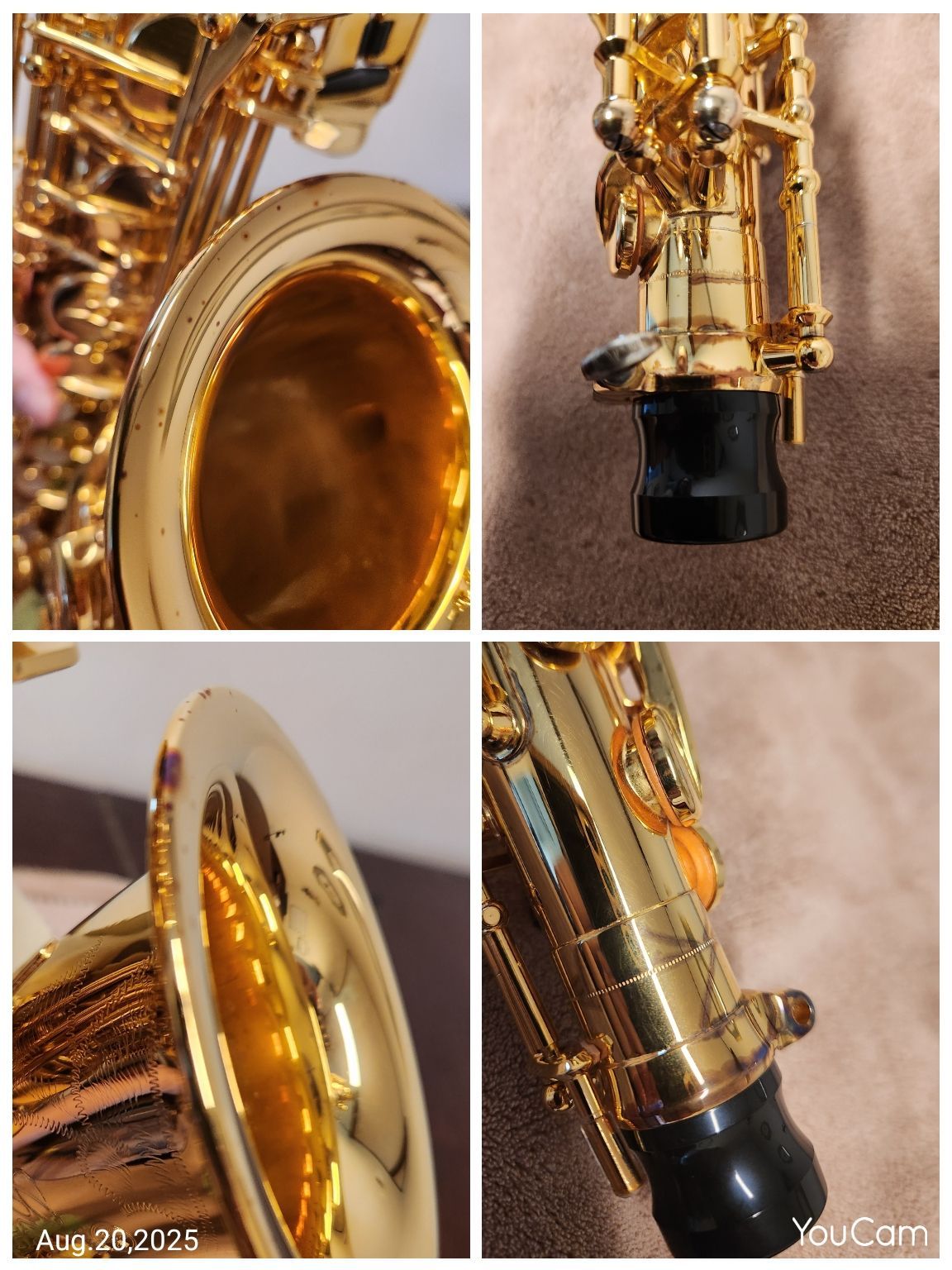 ヤマハ YAS-875 EXG 金メッキ仕上げ アルトサックス サックス ネック