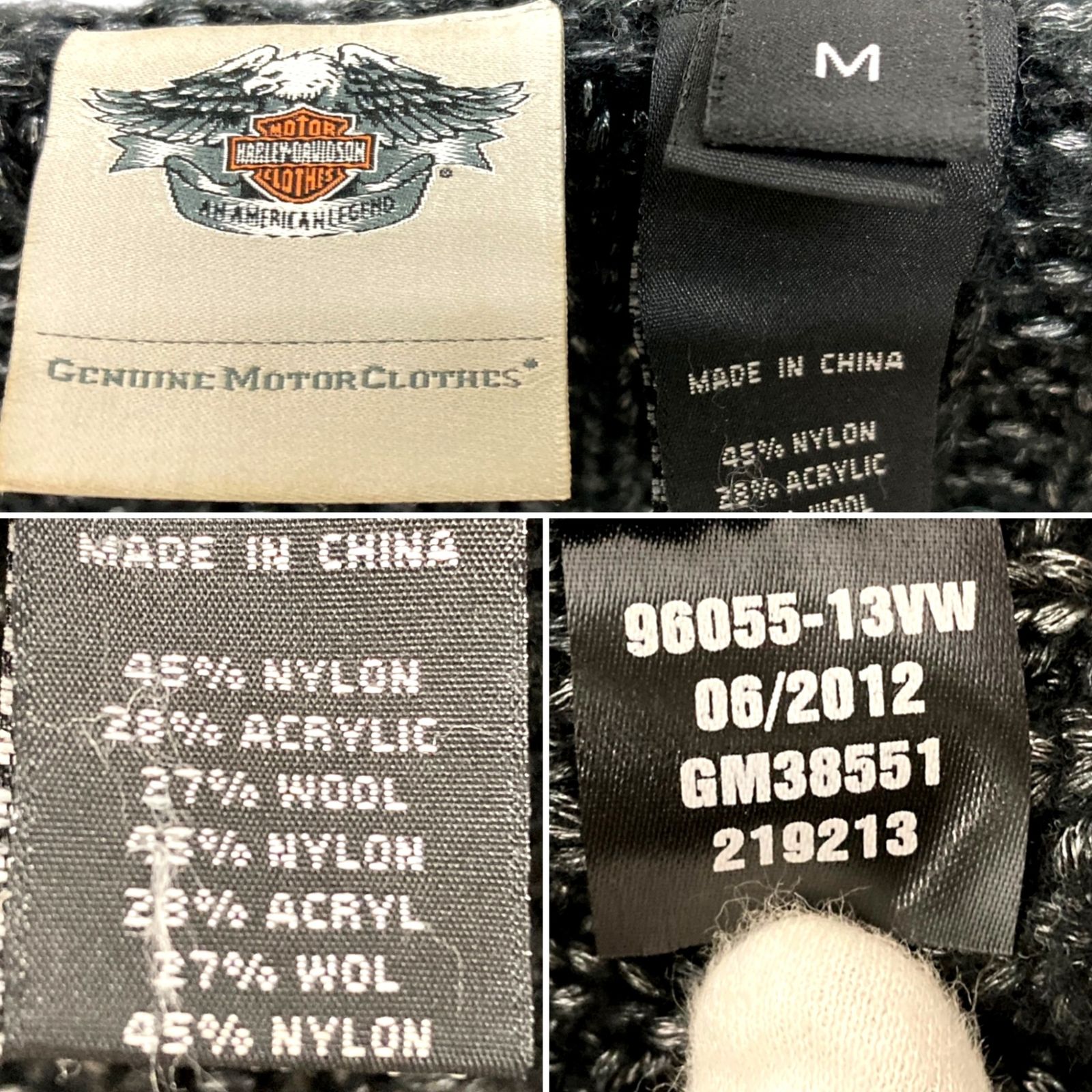 HARLEY DAVIDSON (ハーレーダヴィッドソン) フルジップ ラメ入り