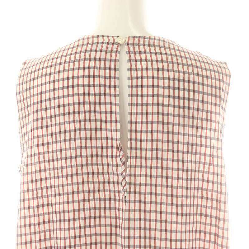 未使用【Steven Alan】ノースリーブチェック柄ワンピース スティーブンアラン Steven Alan ワンピース ノースリーブ