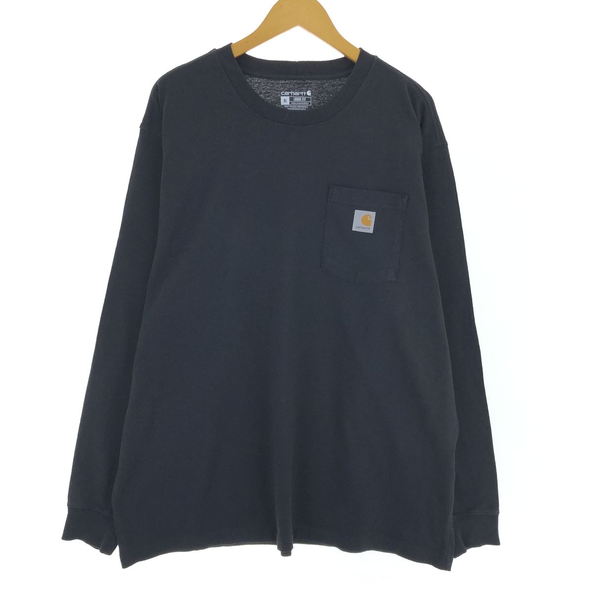 古着 カーハート Carhartt Loose Fit 無地ポケットロングTシャツ ロンT メンズXL相当/eaa496475