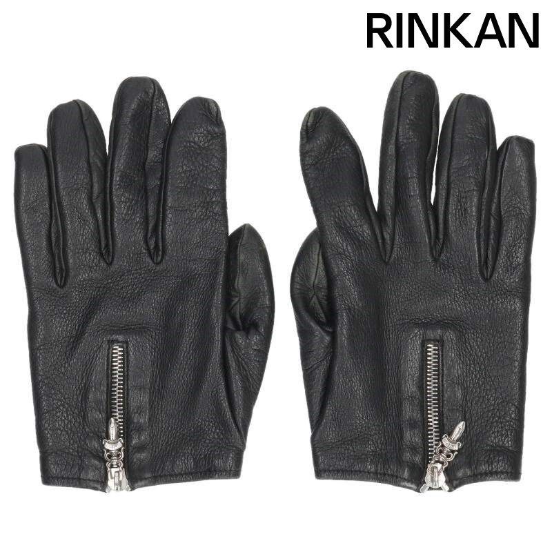 クロムハーツ DGR ZIP GROVE/ダガージップグローブ レザー手袋 メンズ  