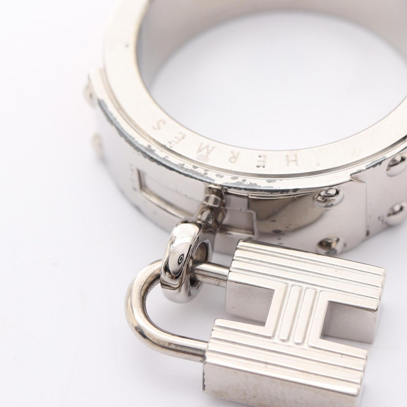 エルメス　ケリースカーフリング HERMES エルメス GP レザー ケリー スカーフリング レディース