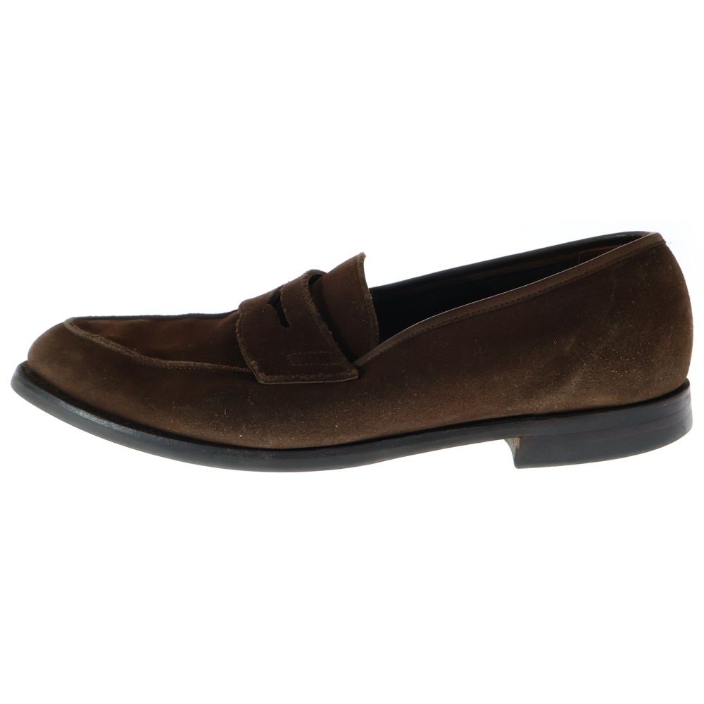 Crockett-Jones クロケットアンドジョーンズ BOSTON 2 ボストン スエードレザー ローファー ローカットシューズ ブラウン