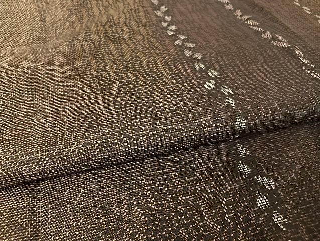 平和屋着物○本場大島紬 9マルキ 舞花間道 正絹 逸品 AAAU4315np 平和屋