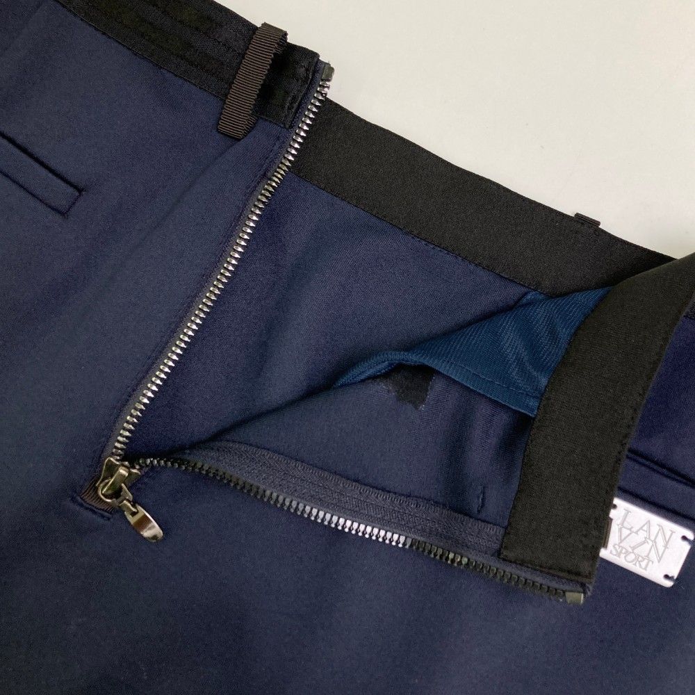 美品　ランバンスポール　ゴルフスカート　ストレッチ　脇ファスナー　ネイビー サイズ：44 LANVIN SPORT ランバン スポール 2023年モデル