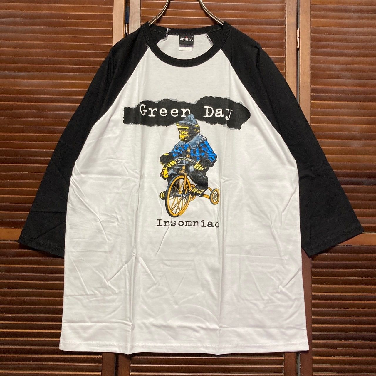 00s グリーンデイ ラグランTシャツ バンドT七分袖 ALSTYLE Mサイズ GREEN DAY グリーンデイ Lサイズ 7分丈 ラグラン Tシャツ バンド