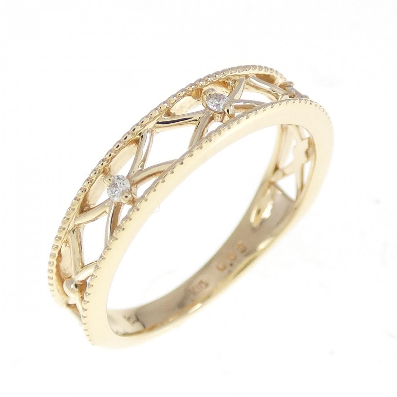 クミキョク ダイヤモンド リング 0.03CT