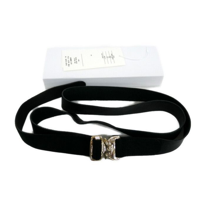 【美品】UNUSED Cobra Buckle Belt UH0591 ブラック UNUSED - Cobra buckle BELT (BLACK)(CAMEL) UH0591【Hoen-WEB】