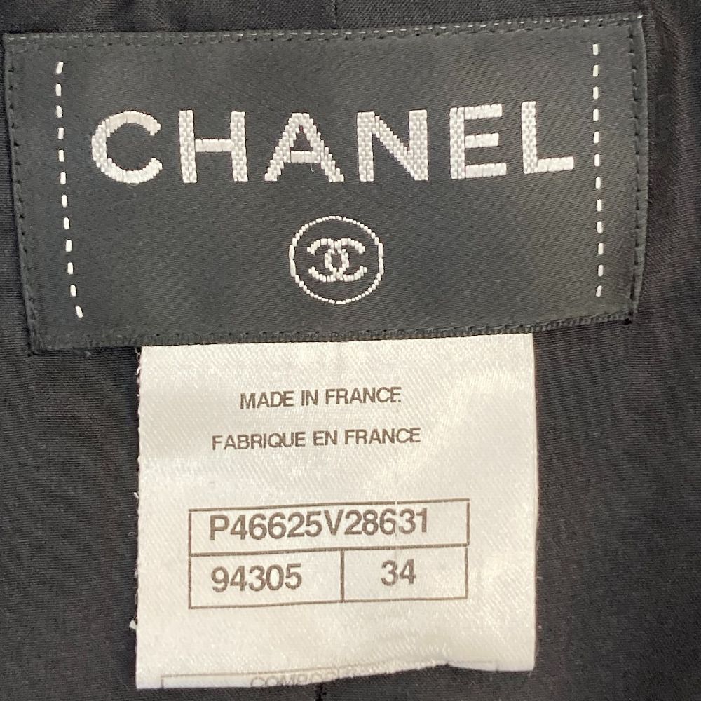 美品 14AW CHANEL シャネル ココマークボタン ウール ロング ノー  