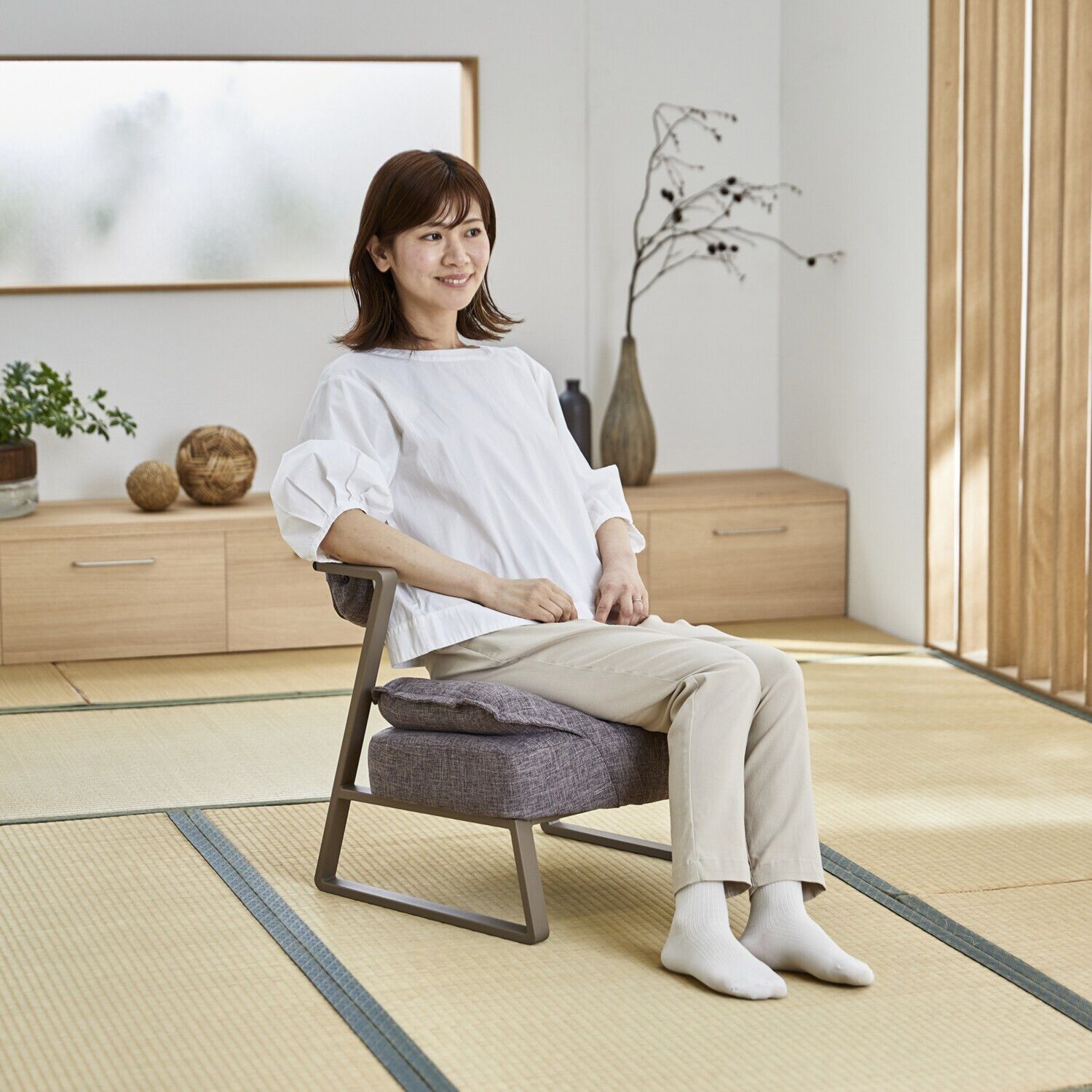 上質な座り心地を追求 リラックスワイドチェア コンフィネ　グリーン 上質な座り心地を追求 リラックスワイドチェア コンフィネ 一人