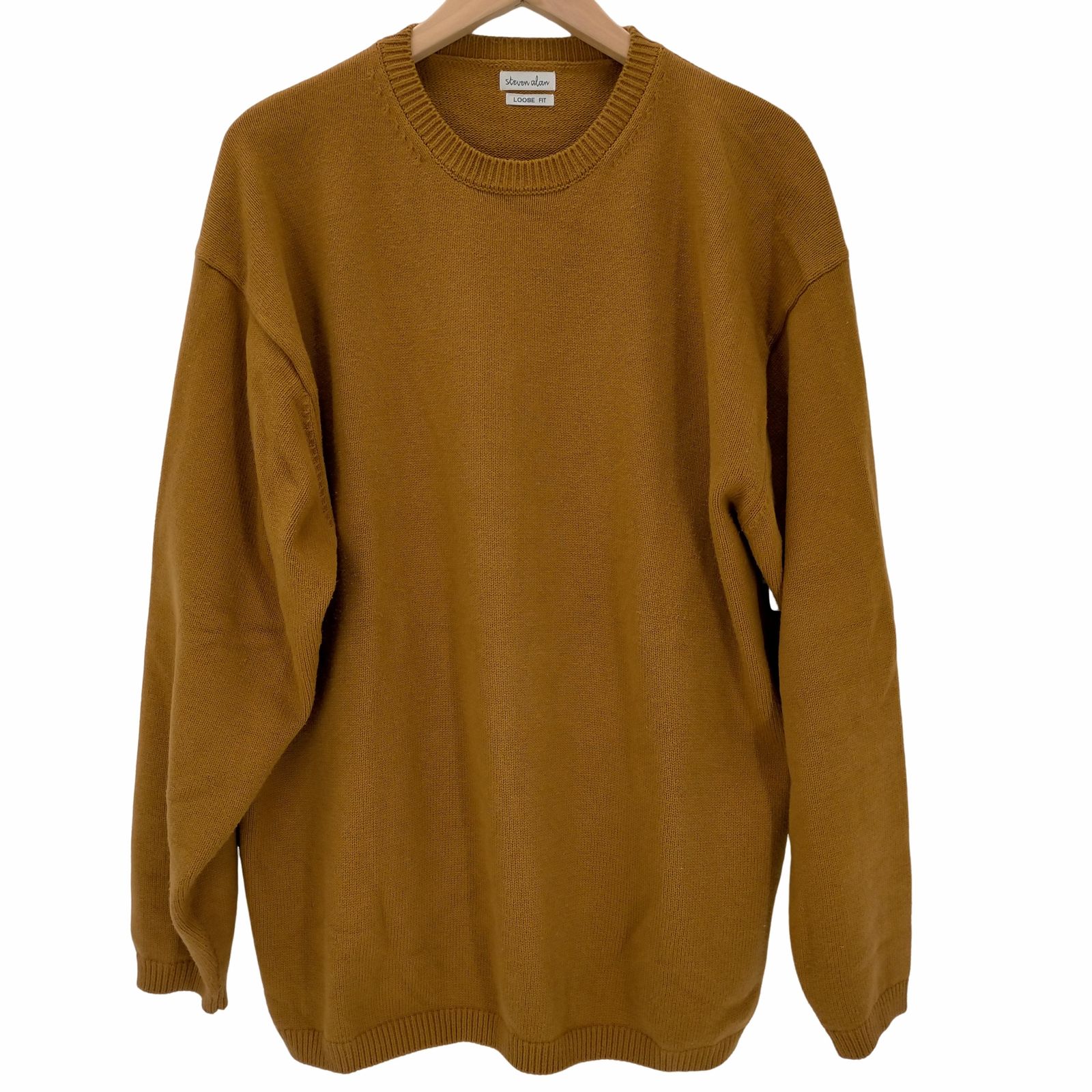 スティーブンアラン Steven Alan コットン/カシミヤ クルーネック ニット LOOSE メンズ JPN：L 