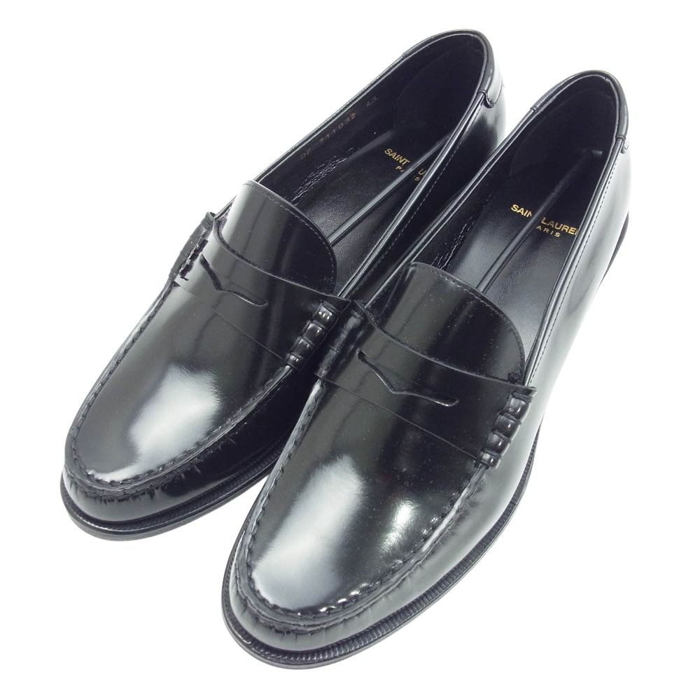 新品17万　SAINT LAURENT ペニーローファー ブラック 42 レザー Saint laurent ペニーローファー SAINT LAURENTサンローランLE LOAFER