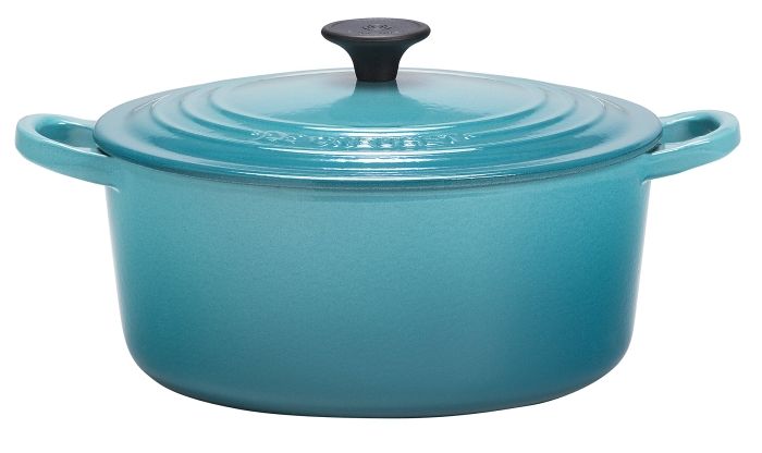 3営業日で発送 ル クルーゼ Le Creuset ル クルーゼ ココット ロンド ２５０１２２ｃｍ カリビアンブルー AKK4307