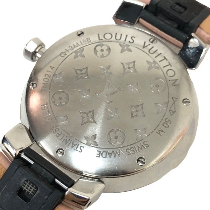 ルイ ヴィトン LOUIS VUITTON タンブールスリムMM 8Pダイヤ QZ 替えモノグラムベルト付 レディース 腕時計 クオーツ Q13MJB【中古】 LOUIS VUITTON ルイヴィトン レディース腕時計 タンブールスリムMM 8P