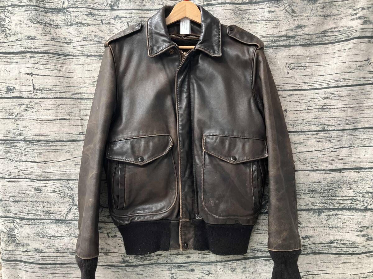 SCHOTT ショット レザージャケット ボアライナー ブラウン