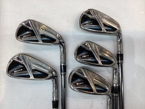 TaylorMade SIM GLOIRE アイアンセット 6-PW SIM グローレ アイアン(5本セット) Air Speeder TM(アイアンセット)