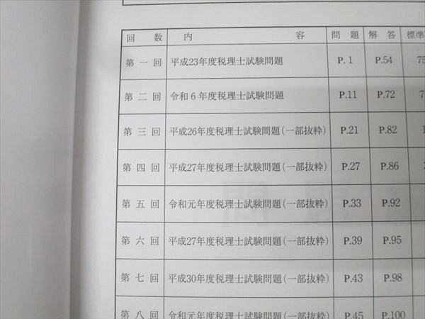 資格の大原 税理士講座 過去試験/総まとめ問題集 所得税法 2025年合格