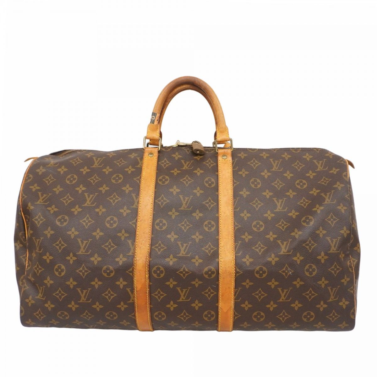 5mc2512 ルイヴィトン ボストンバッグ モノグラム キーポル55 M41424 ブラウン メンズ レディース ユニセックス