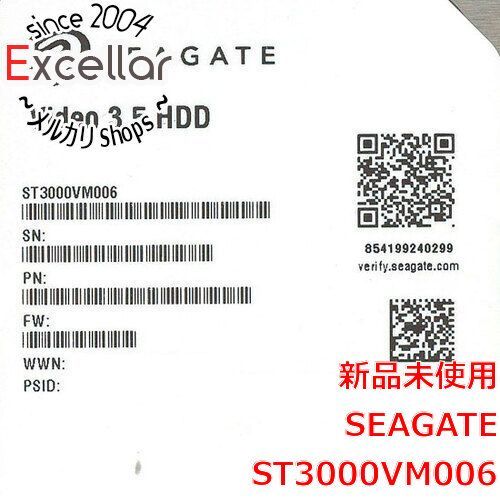 bn 7 SEAGATE製HDD ST3000VM006 3TB SATA600 5900