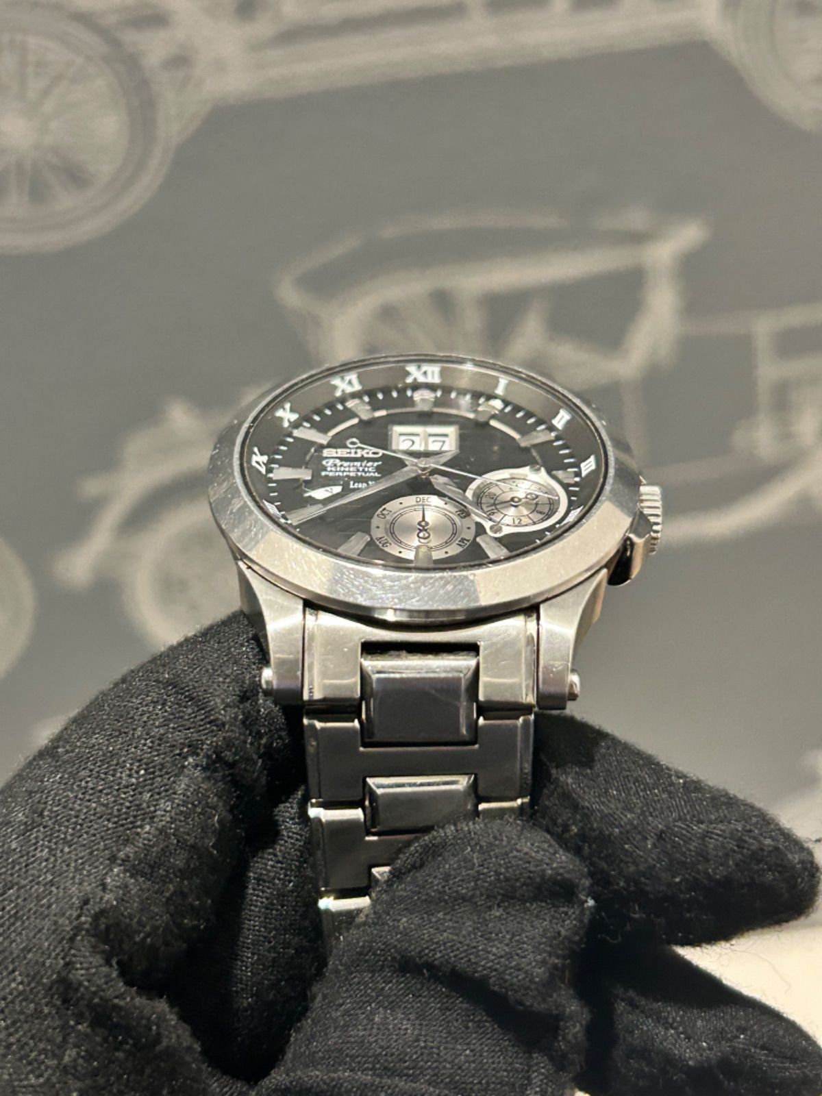 1円～ SEIKO プレミア キネティック 7D48-0AA0