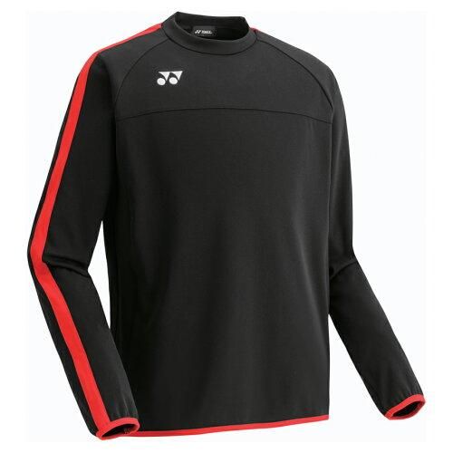 【新品・5営業日で発送】YONEX ヨネックス ユニトレーニングトップ (FW5006) 色 : ブラック／レッド サイズ : XO 