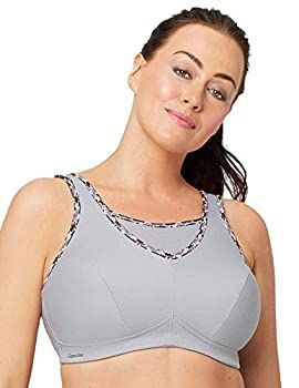 Glamorise レディース フルフィギュア 跳ねない プラスサイズ キャミソール ノンワイヤー バッククローズ スポーツブラ #1066 US サイズ: 38F カ