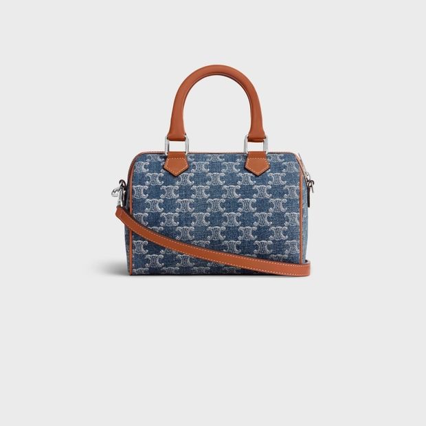 新品 CELINE セリーヌ スモール ボストン キュイル トリオンフ