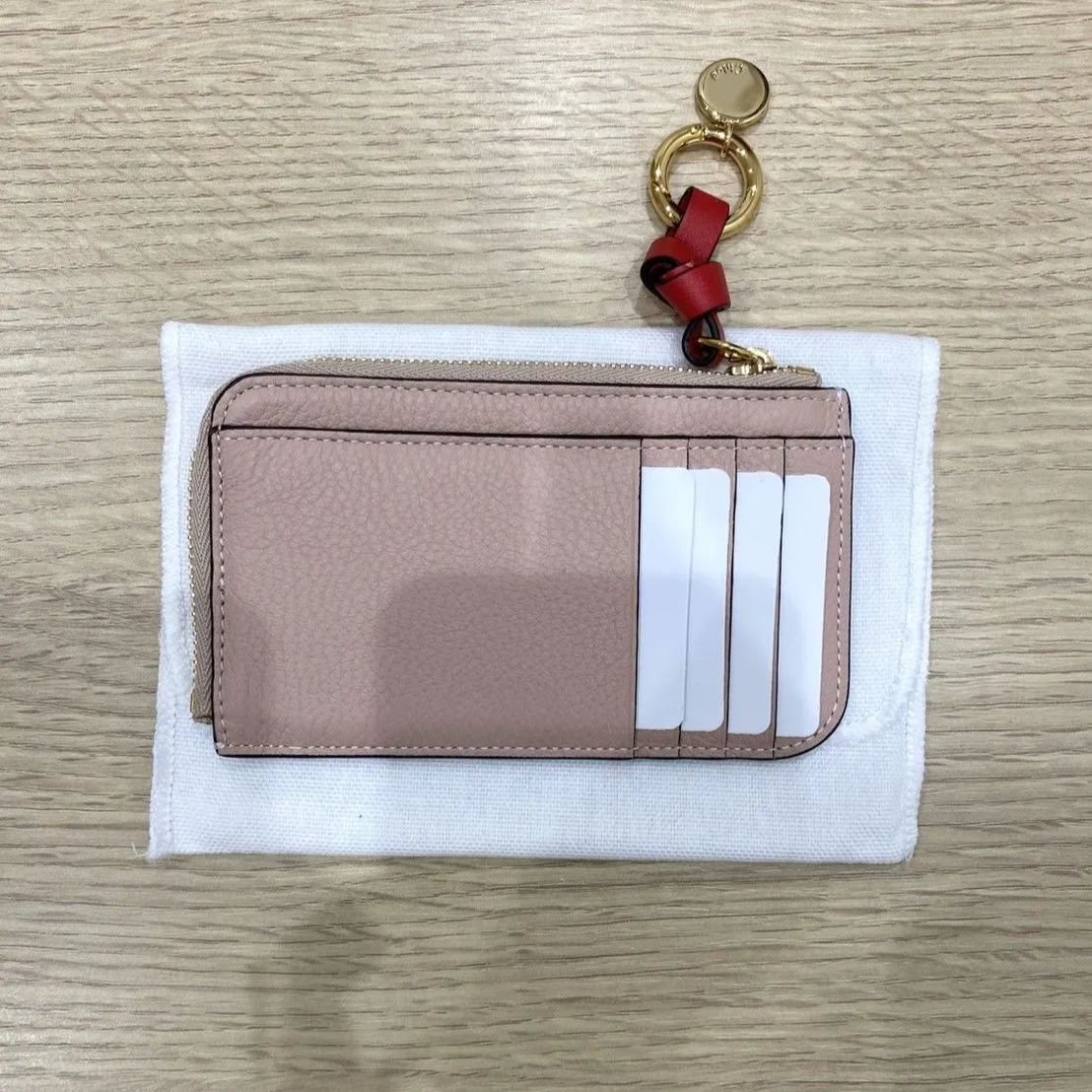 価格 Chloe クロエ コインカードケース ピンク