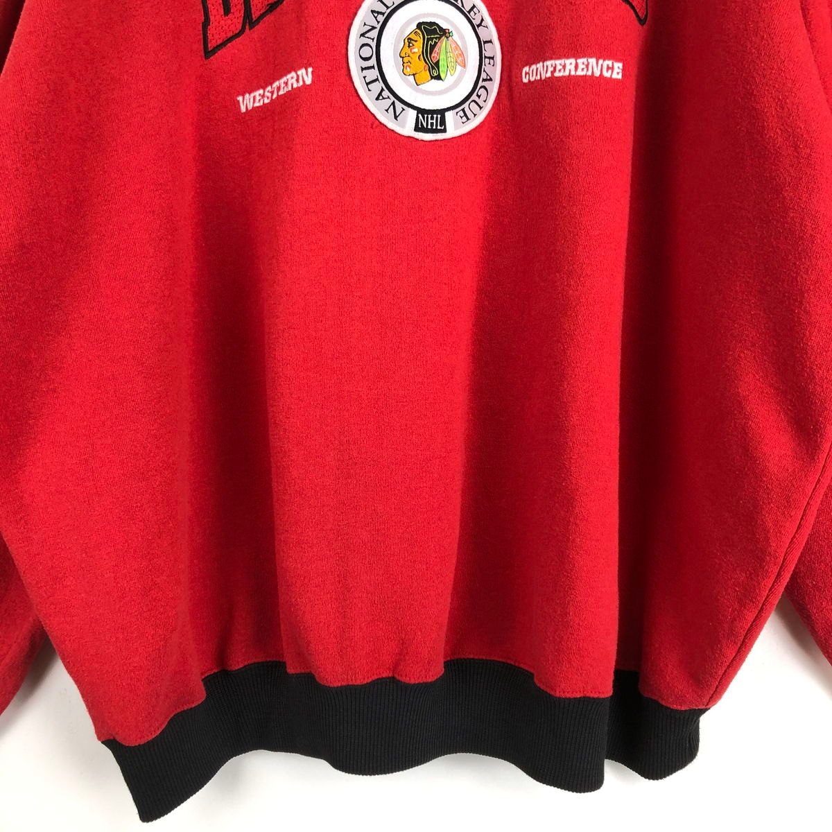 古着】 Lee リー スウェット プリント NHL シカゴ ブラックホークス 90