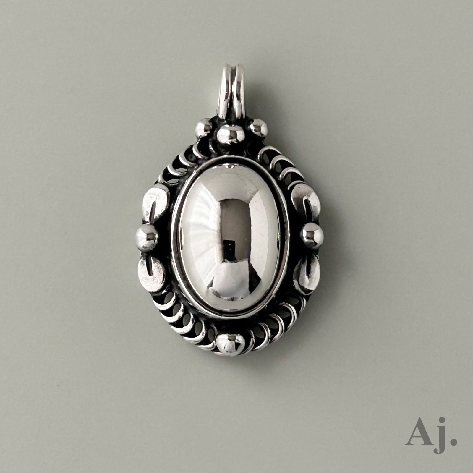 ジョージジェンセン ネックレス トップ 1995 ヴィンテージ AG925 Georg Jensen