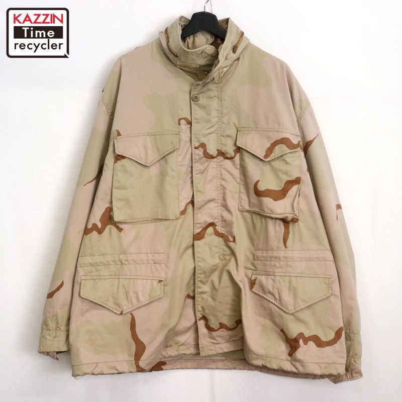90s USA製 vintage ALPHA デザートカモ M-65 民間 ミリタリー 