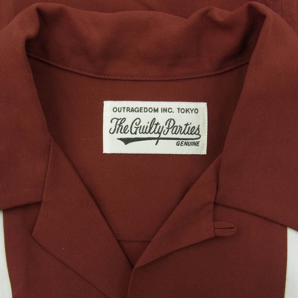 美品24AW WACKO MARIA 50s 長袖シャツ テンセル 1226O△ メンズ
