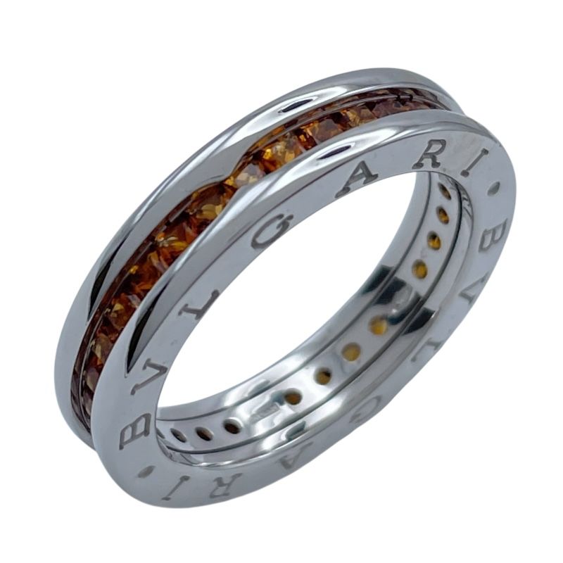 ブルガリ BVLGARI ビーゼロワンリング1バンド ホワイトゴールド 750 ジュエリー