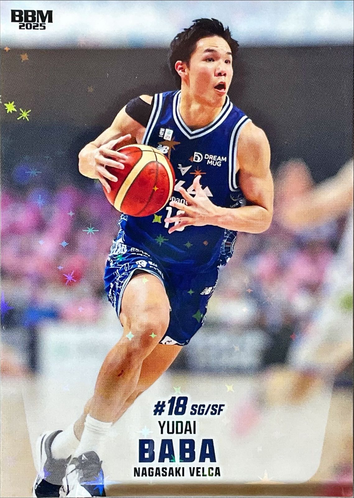 馬場 雄大 長崎ヴェルカ レギュラーカードキラパラレル版 BBM B