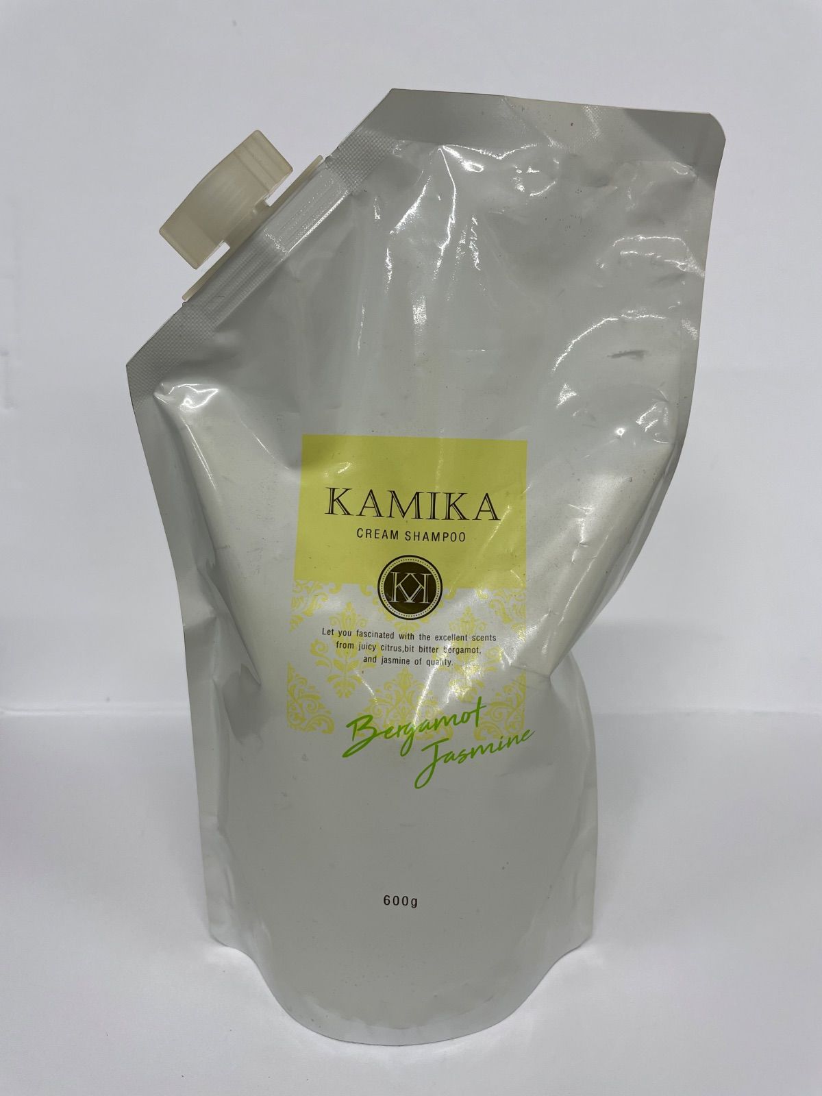 新品】KAMIKA クリームシャンプー 600g ベルガモットジャスミンの香り